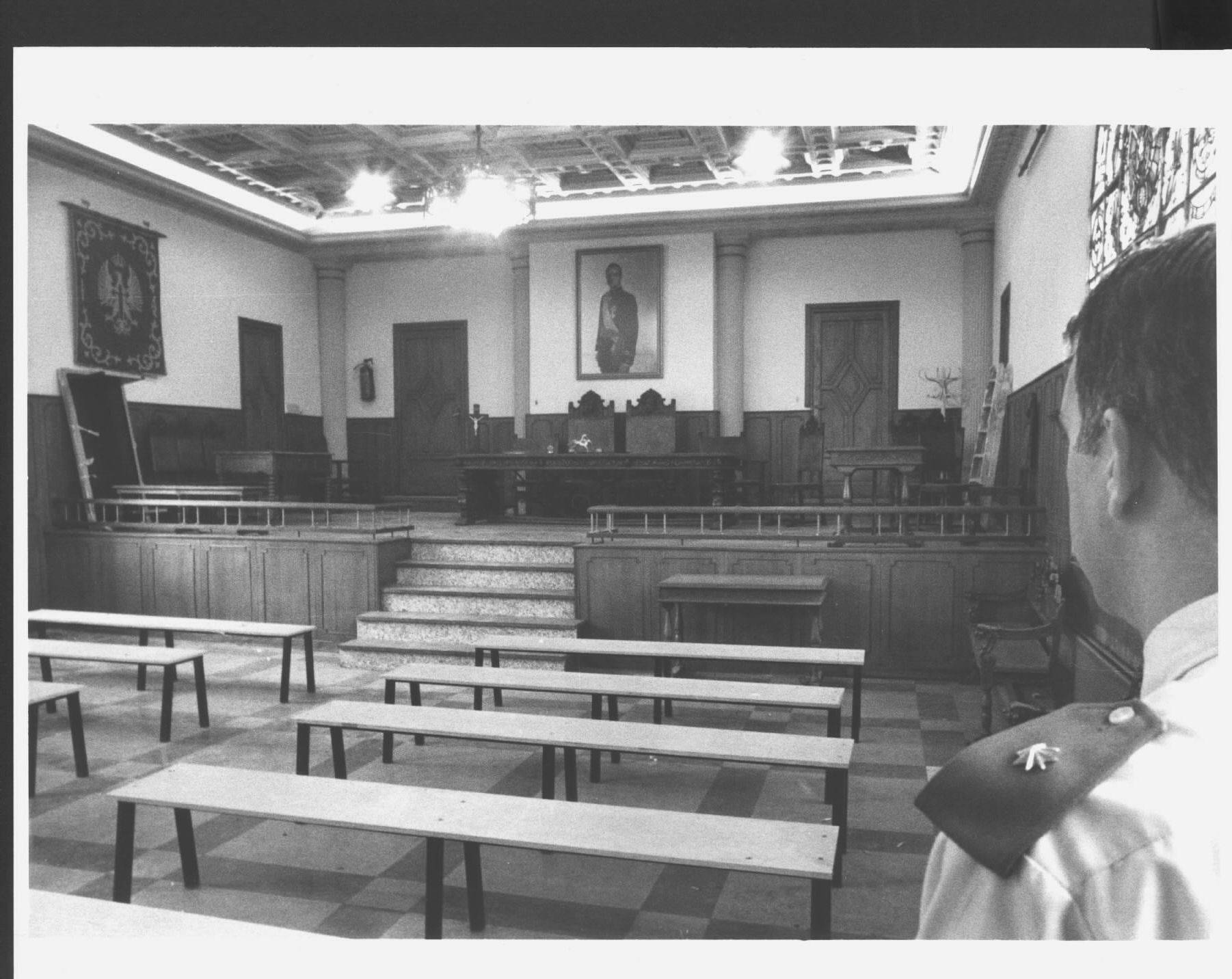 Sala de Justicia del Gobierno Militar de Burgos, donde hace 20 años se celebró el famoso juicio.