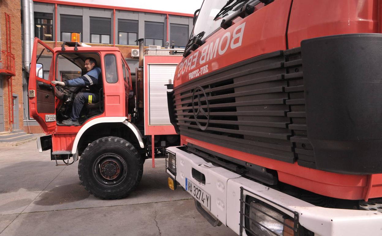 Camiones de Bomberos de Valladolid. 