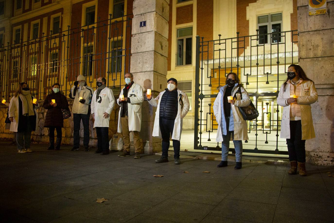 Fotos: Protesta de sanitarios en Valladolid