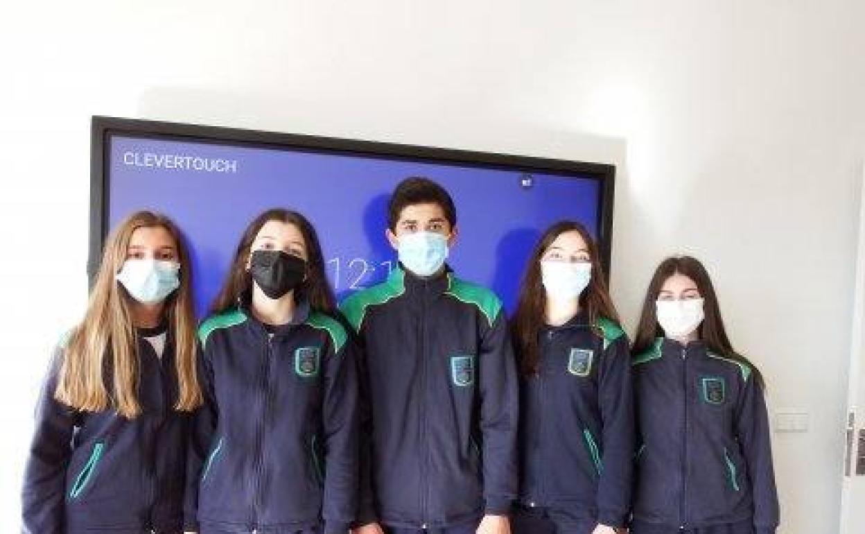 El equipo del Colegio Internacional de Valladolid.. 