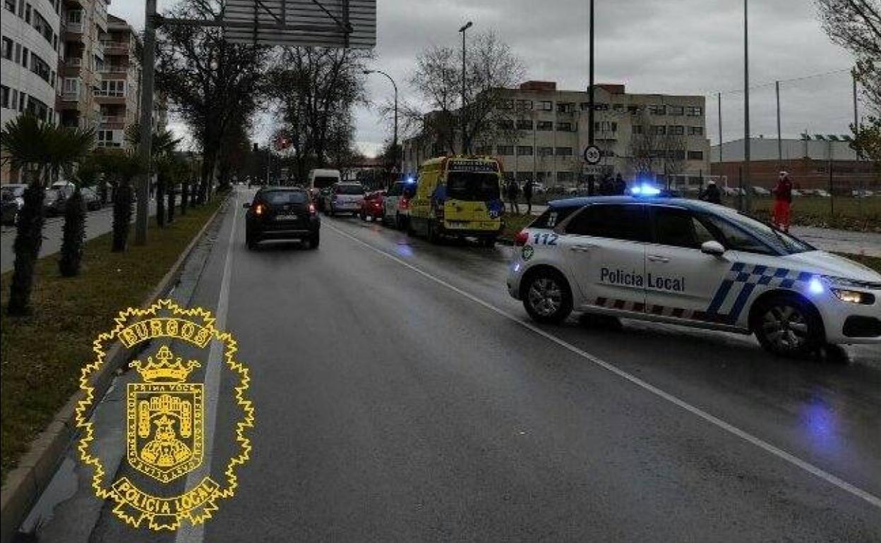 Varios vehículos han estado implicados en un choque por alcance en la calle José M. Villacián Rebollo.