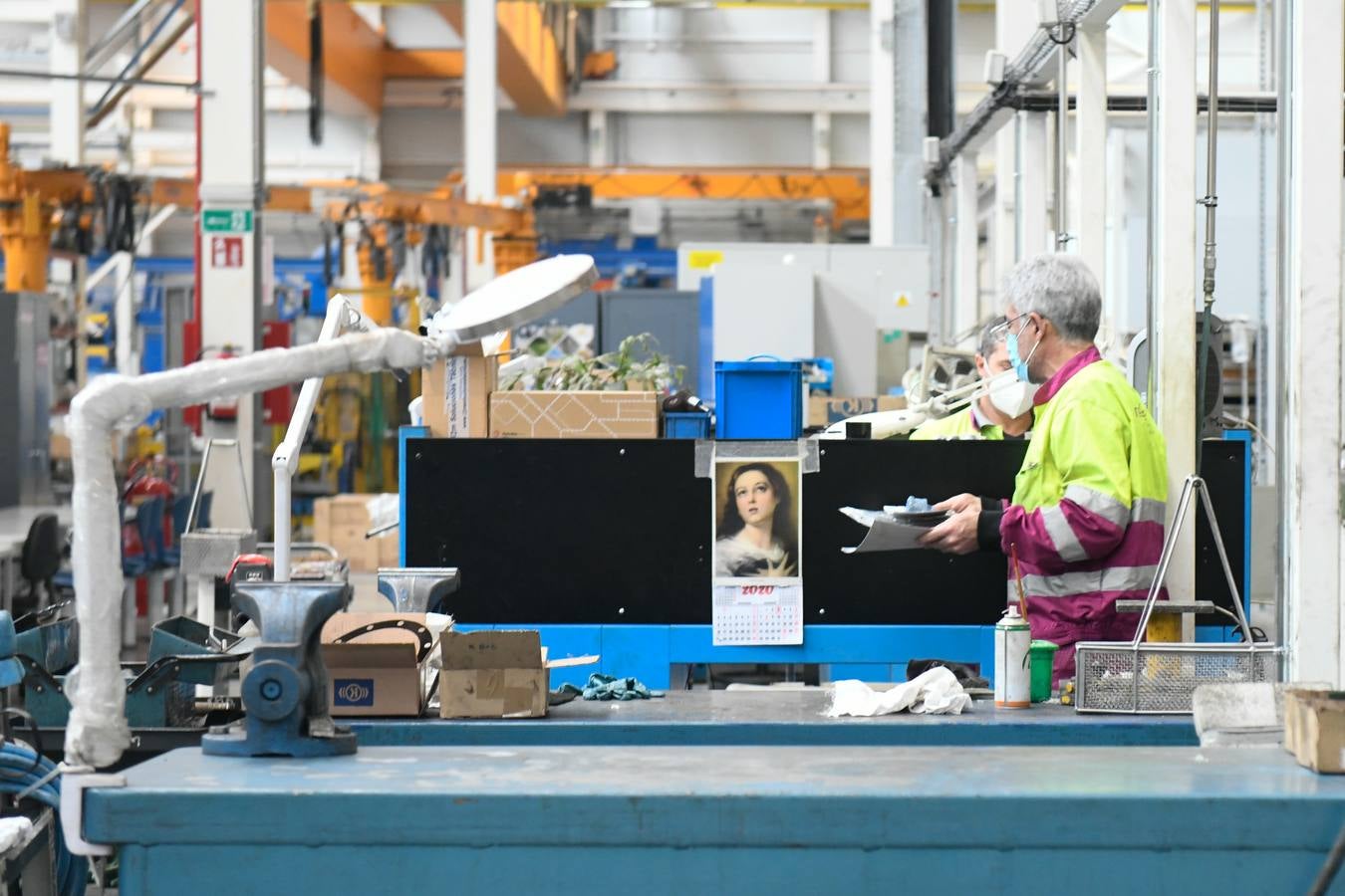 Fotos: El ministro José Luis Ábalos visita los talleres de Renfe del Páramo de San Isidro en Valladolid