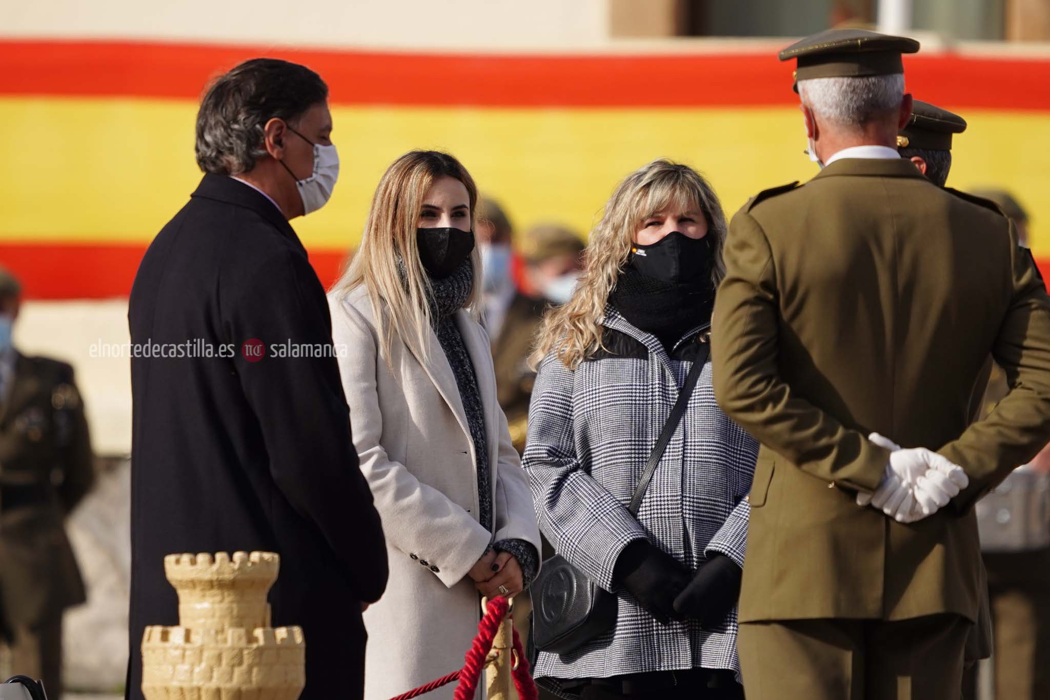 Acto de toma de posesión del nuevo Teniente Coronel en el cuartel de Arroquia de Salamanca