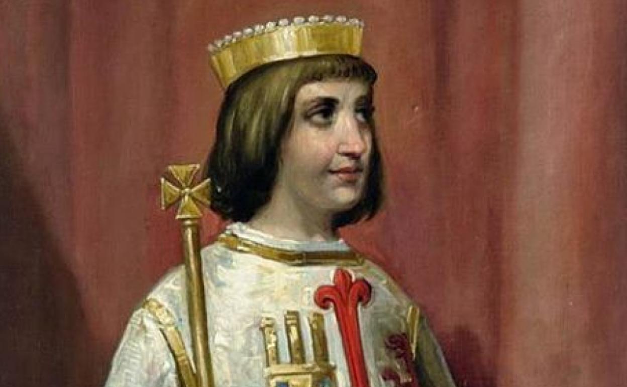 Retrato de Enrique I de Castilla.