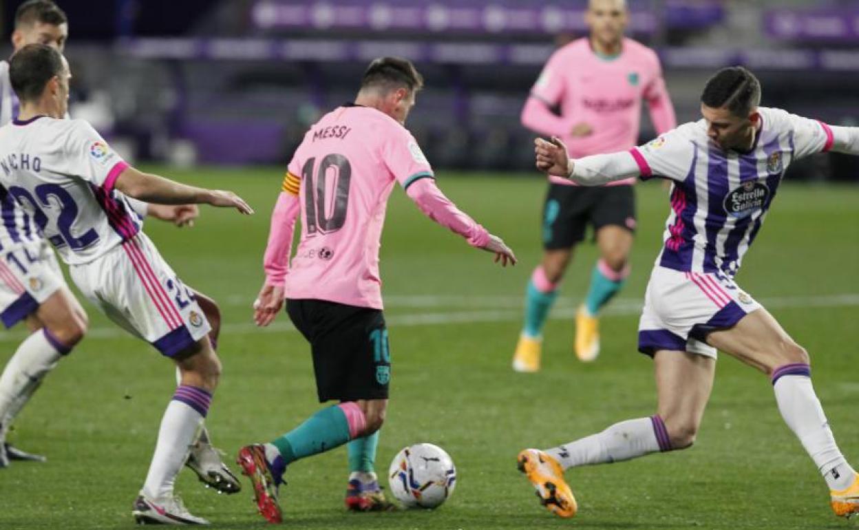 Messi destroza al Real Valladolid