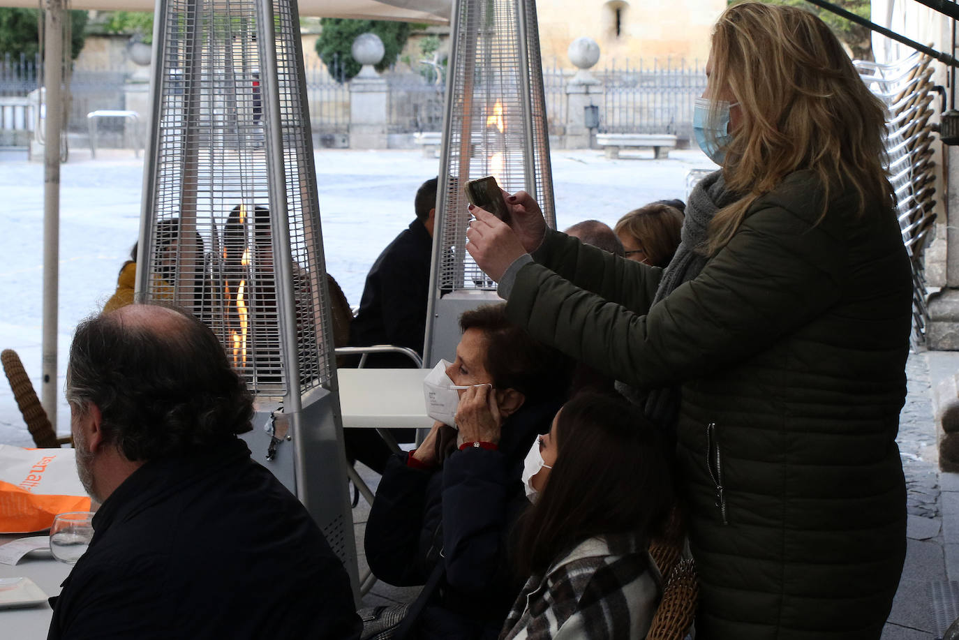 Día de Navidad en la Plaza Mayor de Segovia 