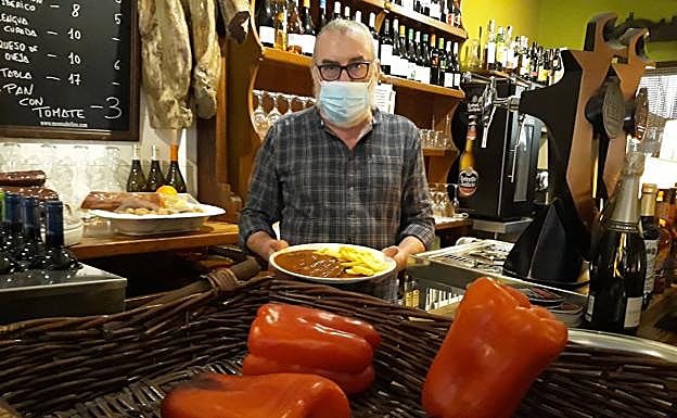 Paco Caballero, del restaurante El Pinchín, en Parquesol.