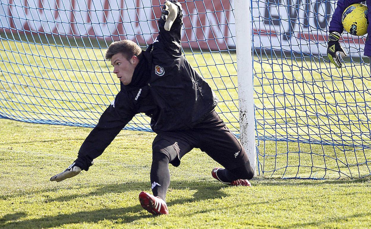 Salcedo en el Real Valladolid. 