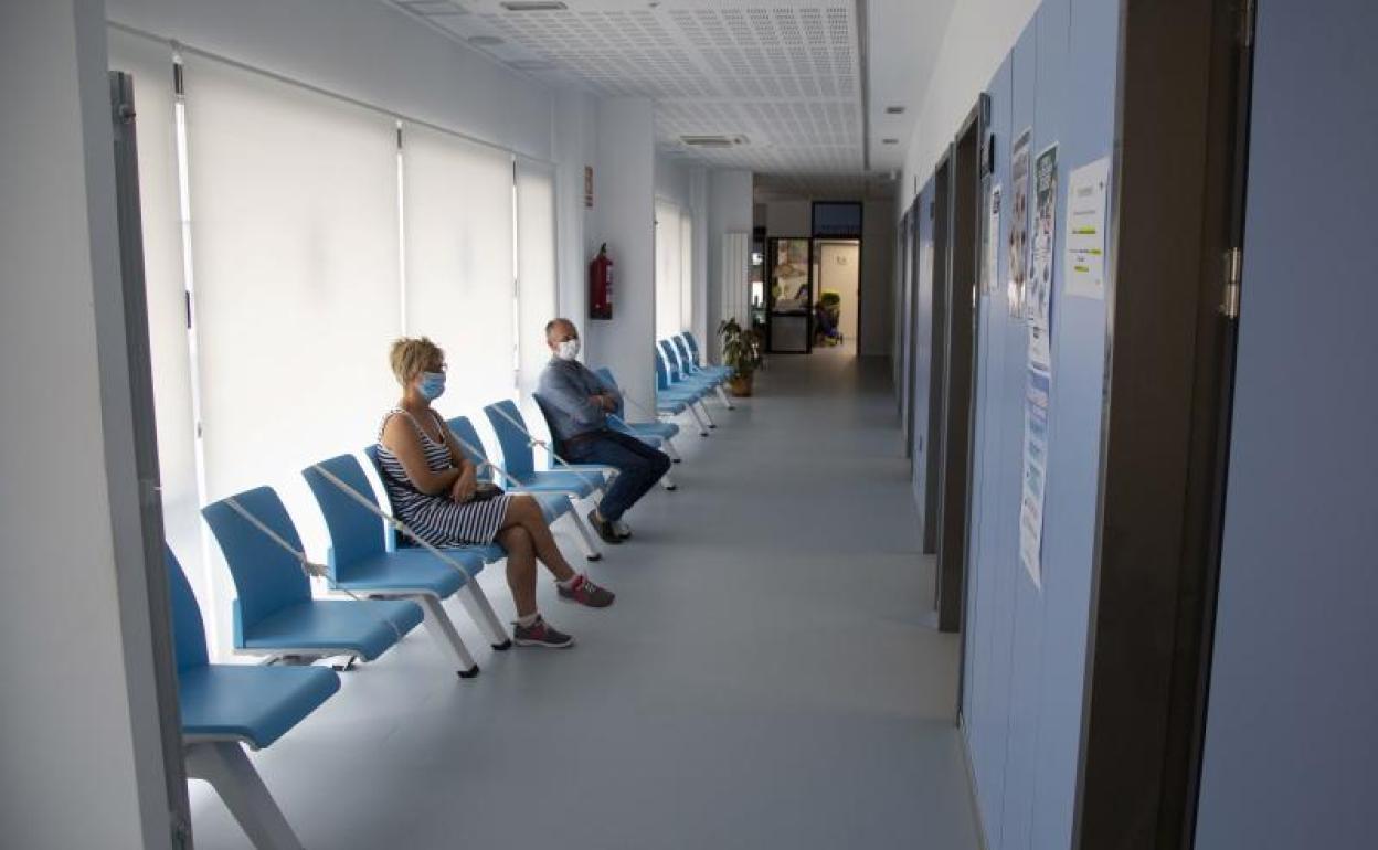 Centro de salud de Mojados, en Valladolid, el pasado verano.