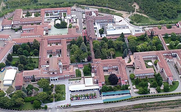 Vista aérea del centro Hermanas Hospitalarias Palencia. 