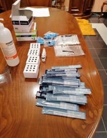 Imagen secundaria 2 - Realización de los test serológicos en la residencia. 