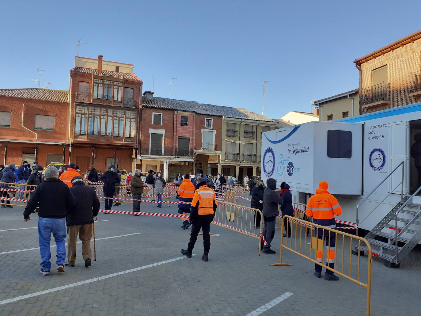 Fotos: Cribado en Villalón de Campos