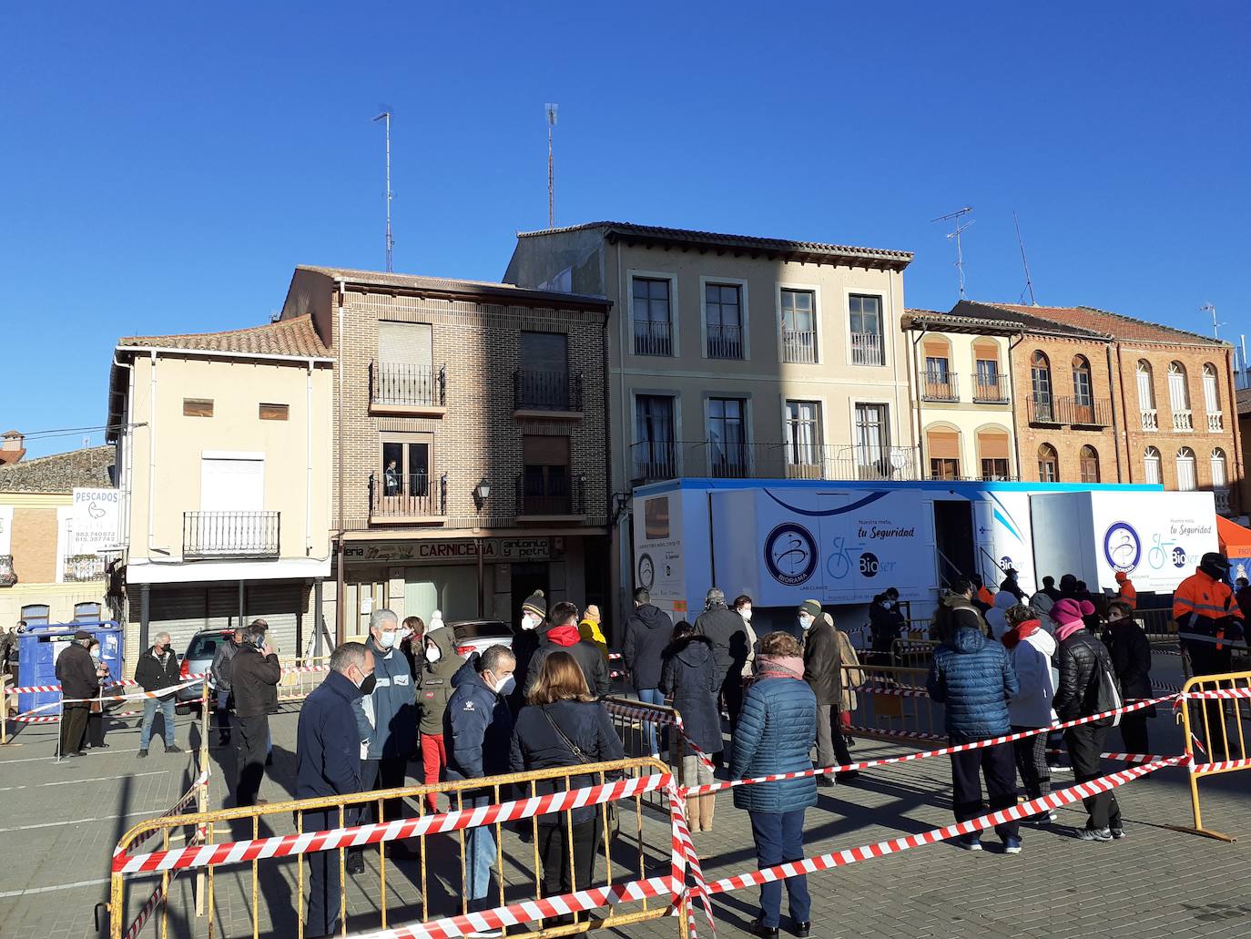 Fotos: Cribado en Villalón de Campos