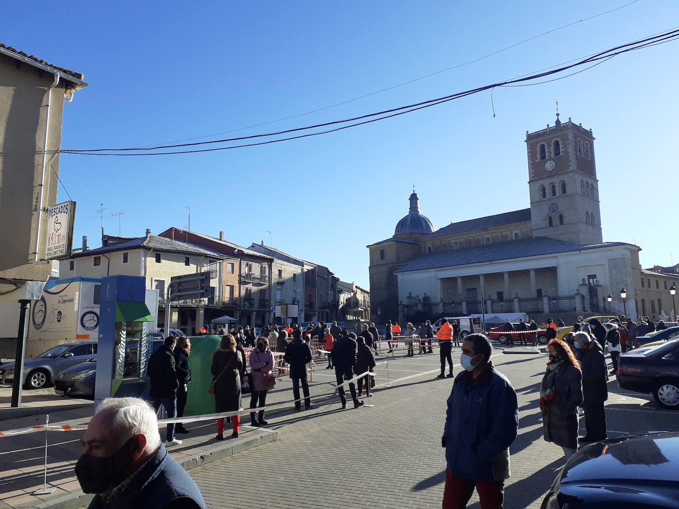 Fotos: Cribado en Villalón de Campos