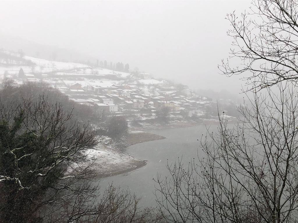 Fotos: Temporal de nieve en Asturias y León