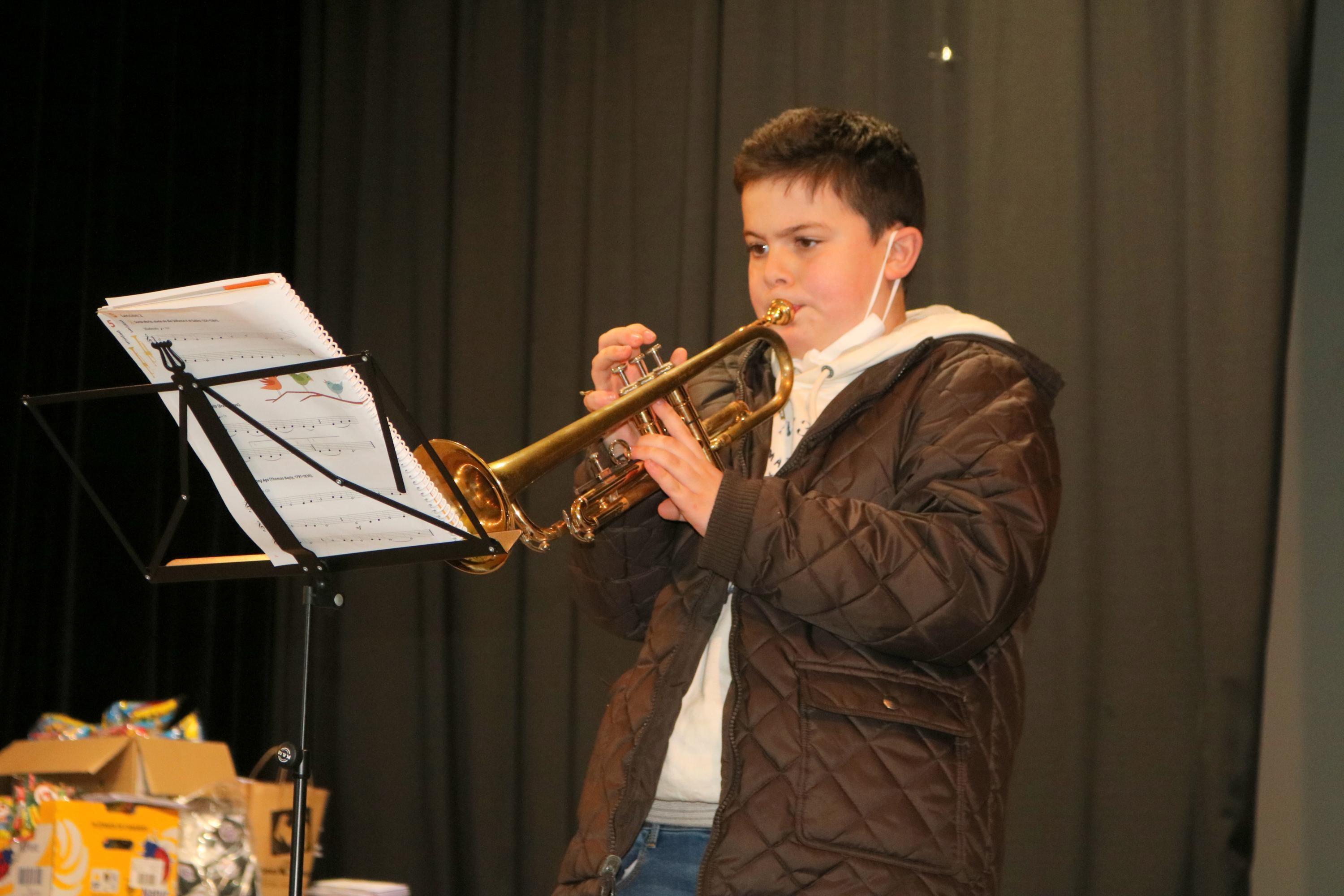 Los alumnos de la Escuela y Banda de Música Comarcal ofrecieron diversas actuaciones navideñas