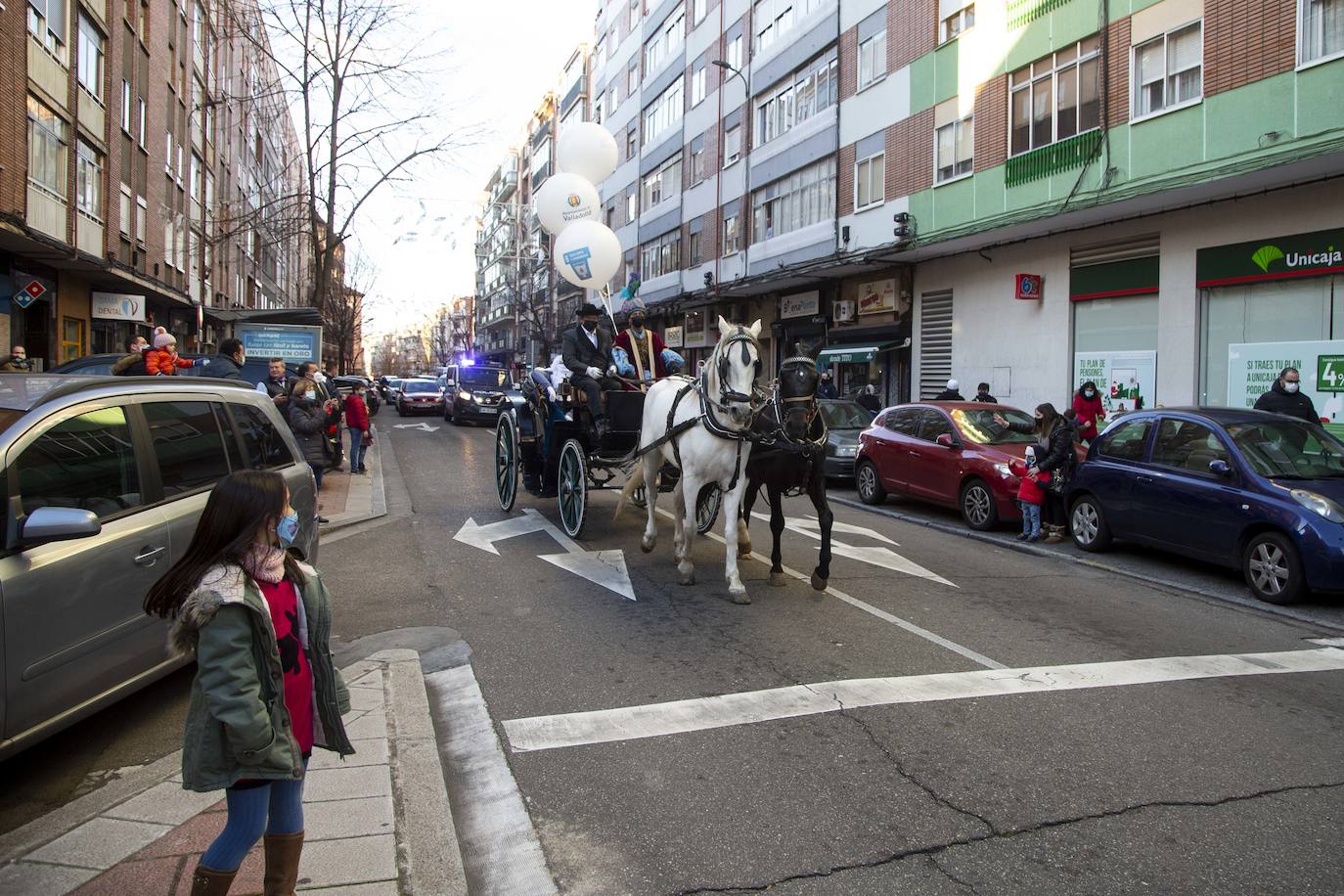 Fotos: La extraña Cabalgata de Reyes en Valladolid