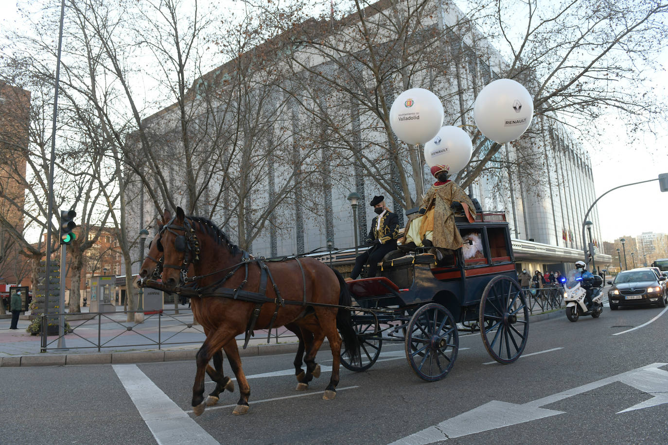 Fotos: La extraña Cabalgata de Reyes en Valladolid