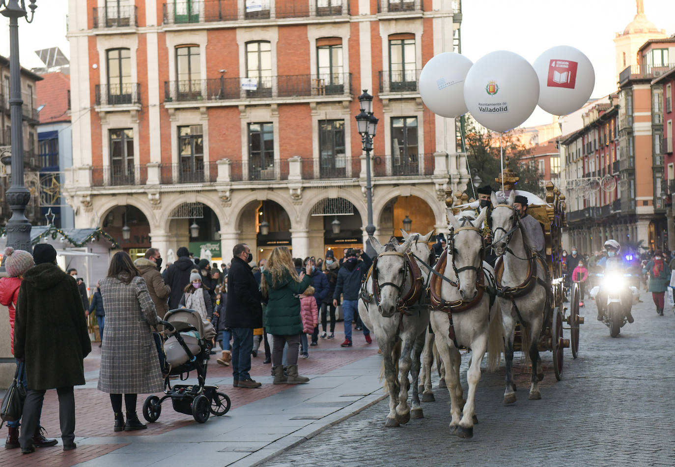 Fotos: La extraña Cabalgata de Reyes en Valladolid