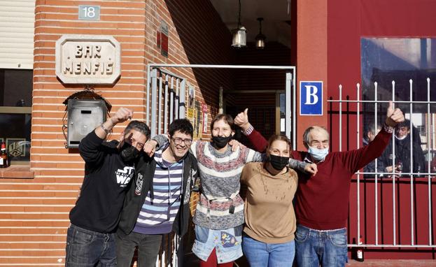 «Después del año tan duro que llevamos, con el bar cerrado, ha sido una gran alegría»