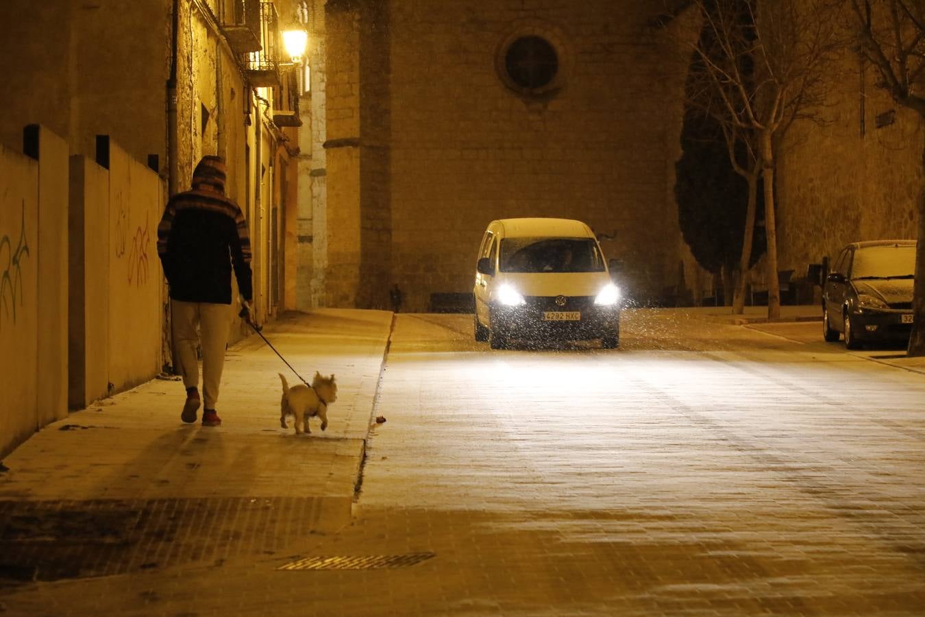 Fotos: Nieve en Peñafiel