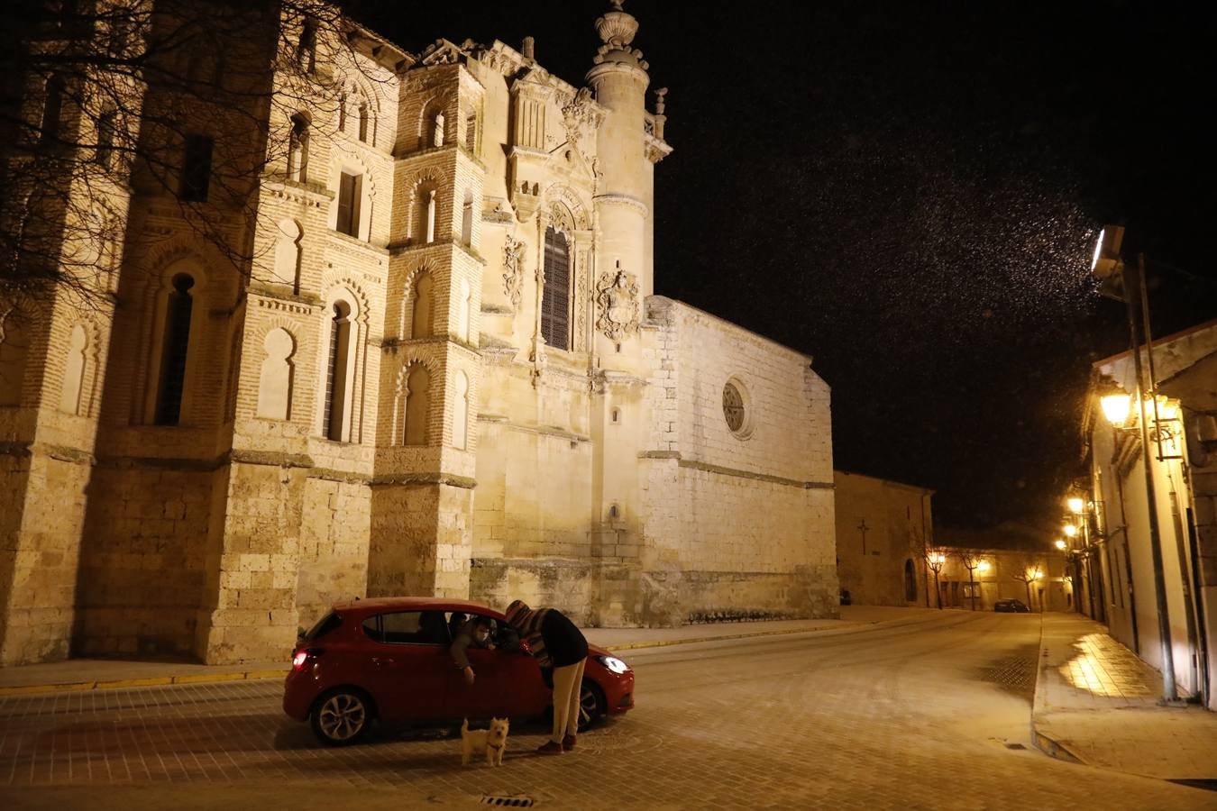 Fotos: Nieve en Peñafiel