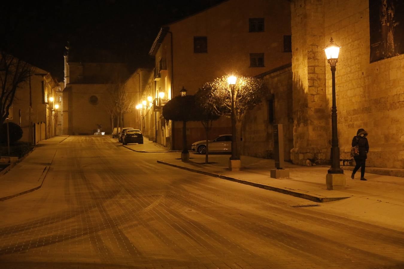 Fotos: Nieve en Peñafiel