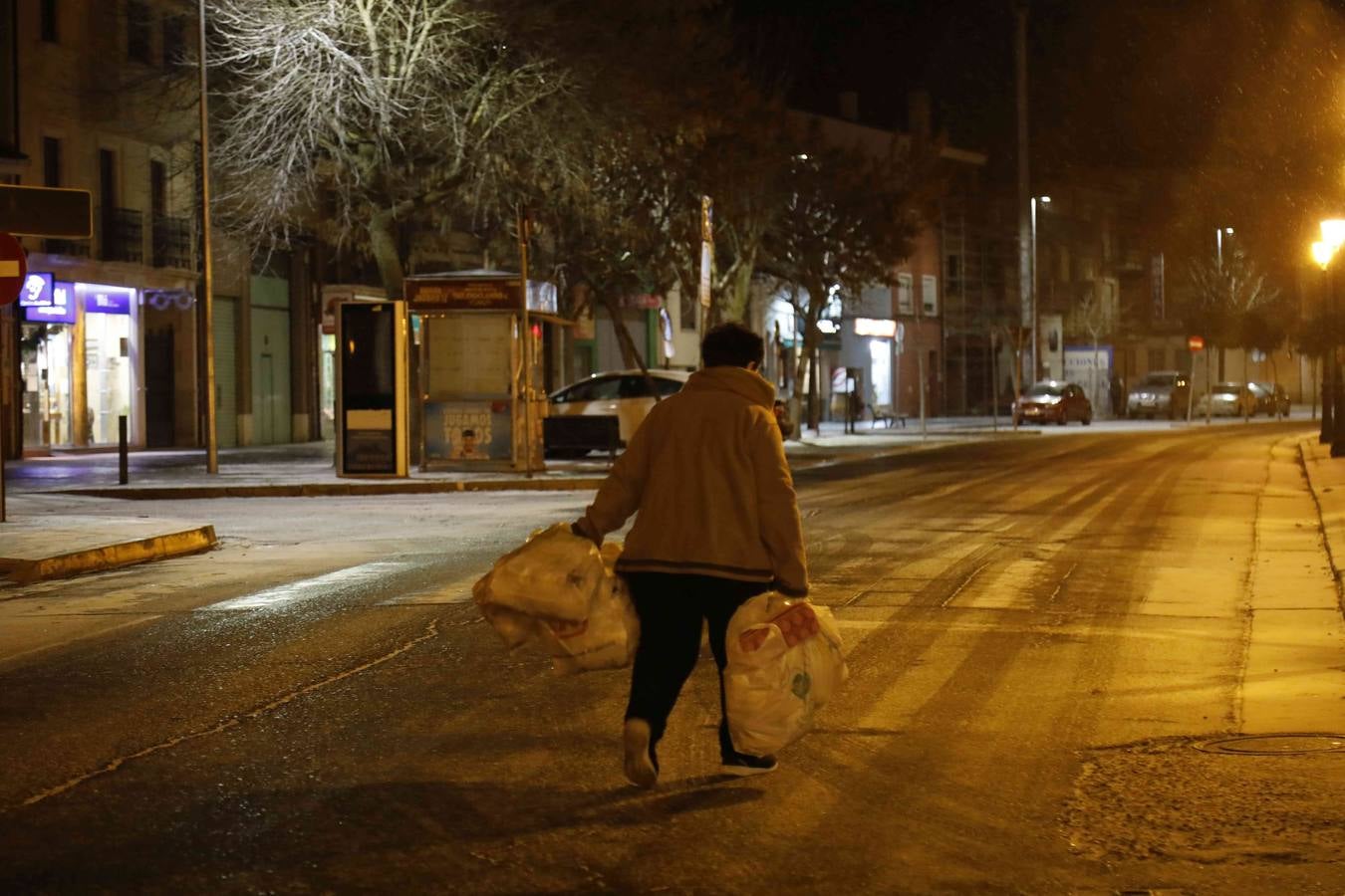 Fotos: Nieve en Peñafiel