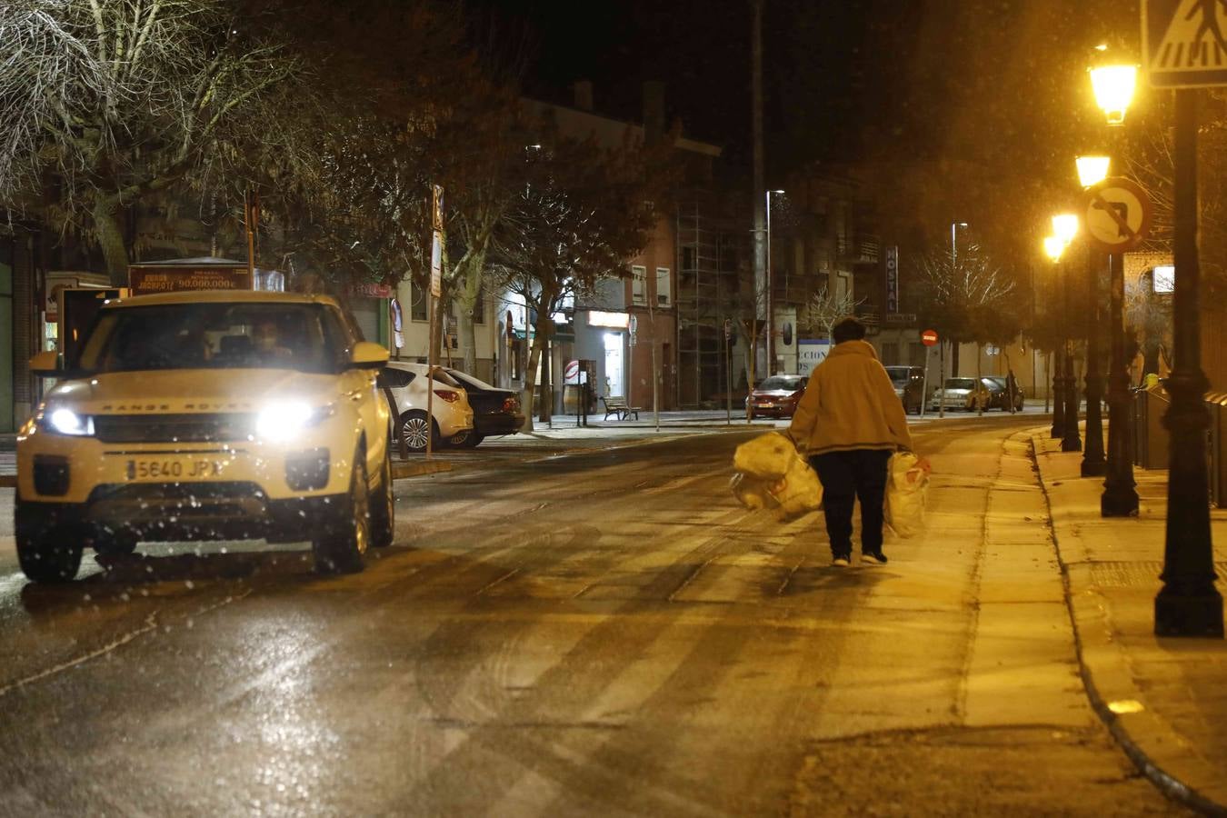 Fotos: Nieve en Peñafiel