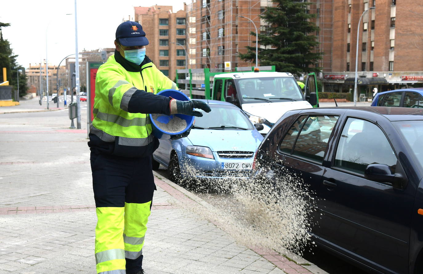 Fotos: Valladolid se prepara la para llegada de &#039;Filomena&#039;