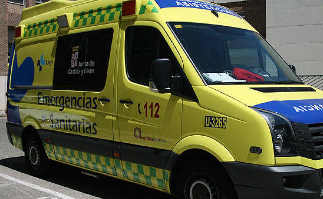 Ambulancia del 112 de soporte vital básico. 