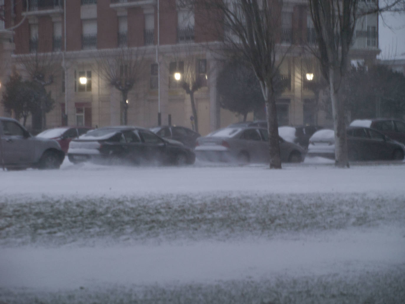 Fotos: Nieve en Laguna de Duero