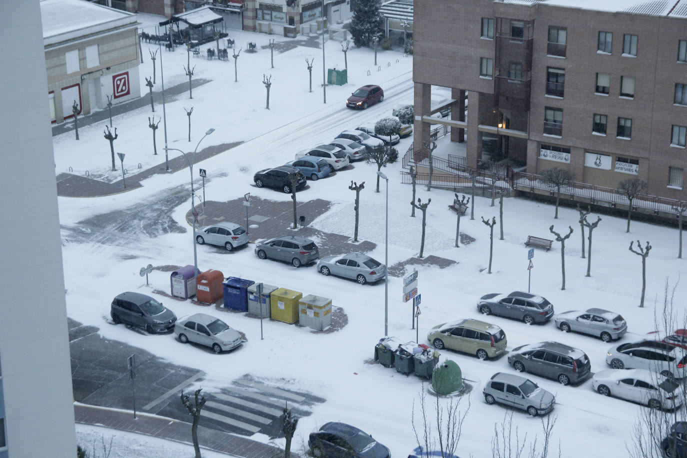 Fotos: Nieve en Laguna de Duero