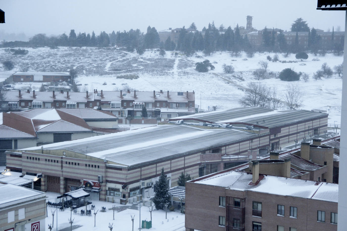 Fotos: Nieve en Laguna de Duero