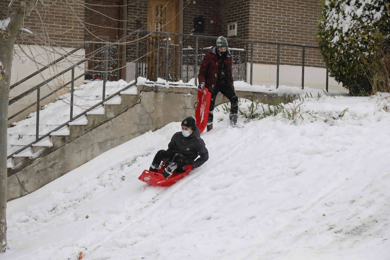 Fotos: Nevada en Peñafiel