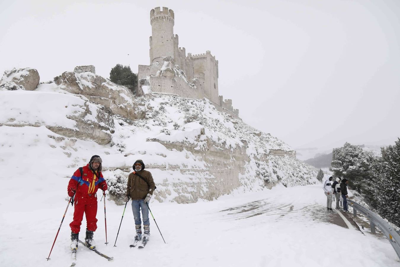 Fotos: Nevada en Peñafiel