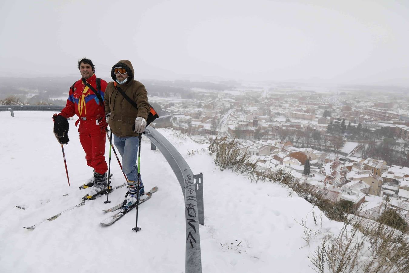 Fotos: Nevada en Peñafiel