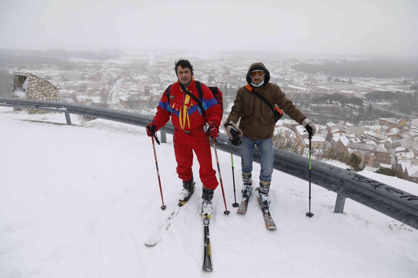 Fotos: Nevada en Peñafiel