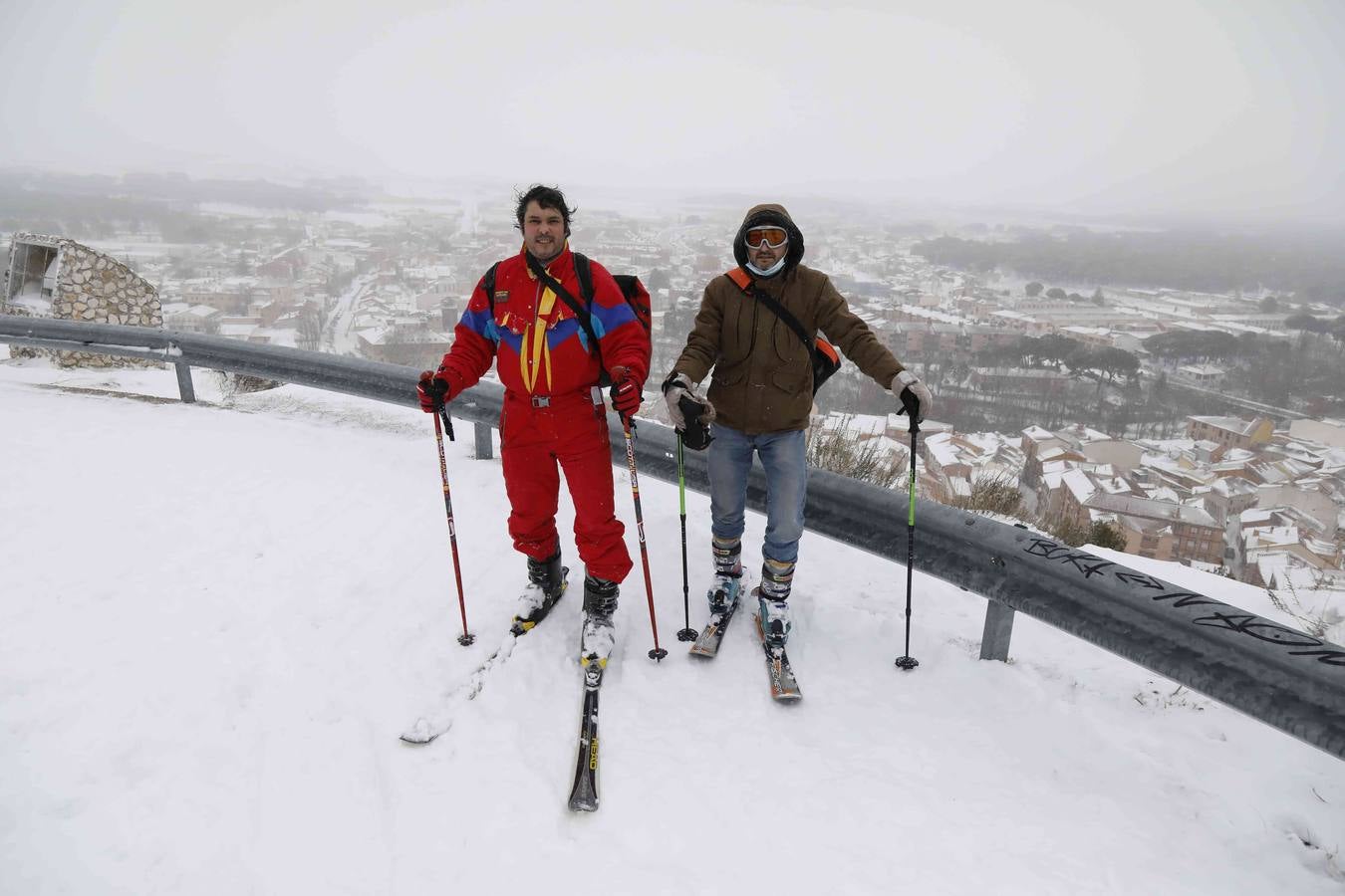 Fotos: Nevada en Peñafiel