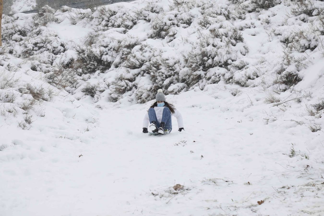 Fotos: Nevada en Peñafiel