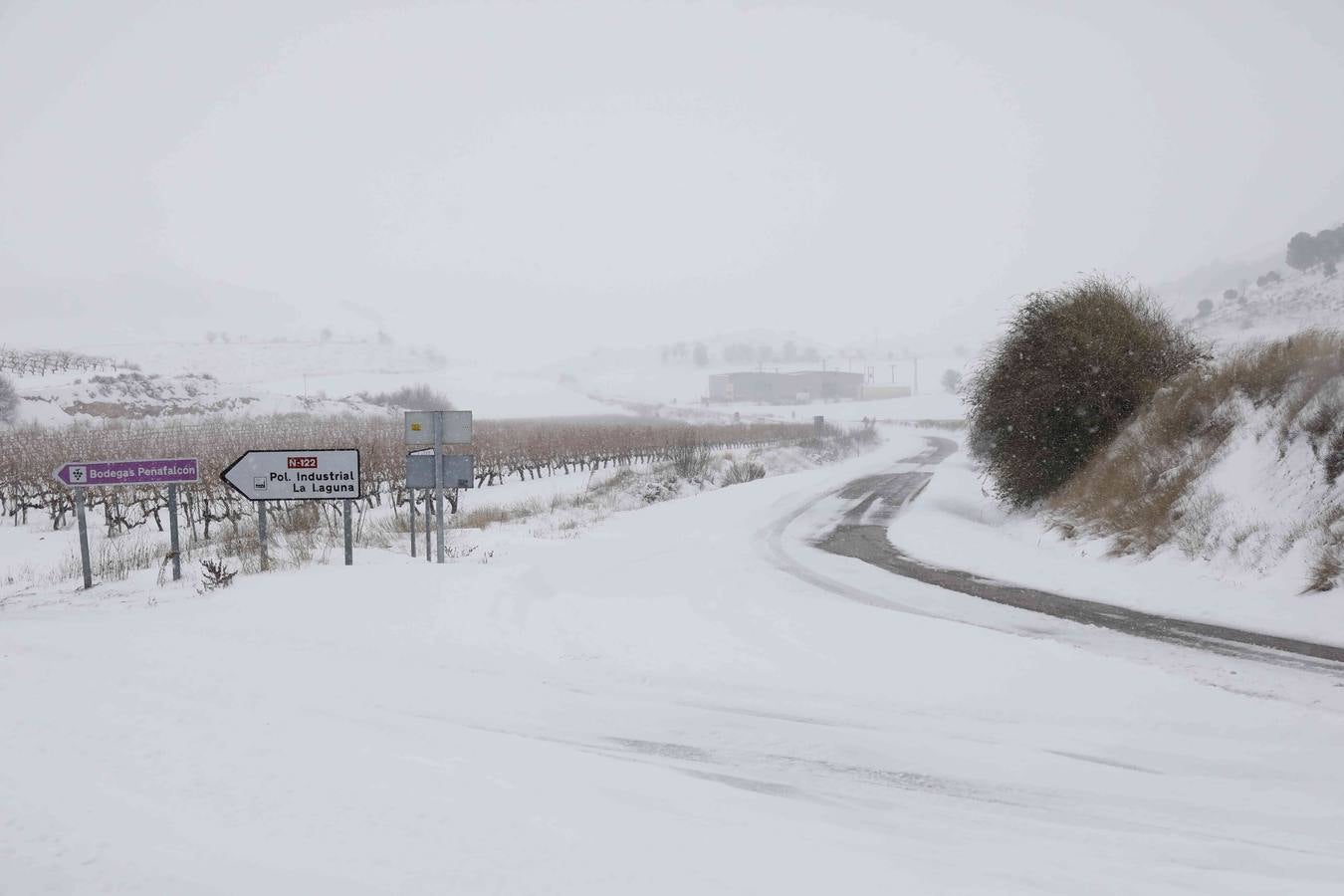 Fotos: Nevada en Peñafiel