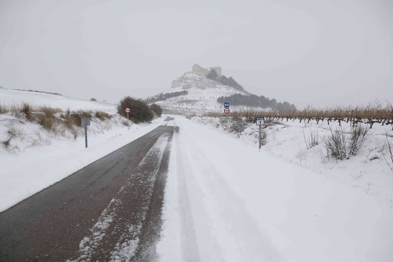 Fotos: Nevada en Peñafiel