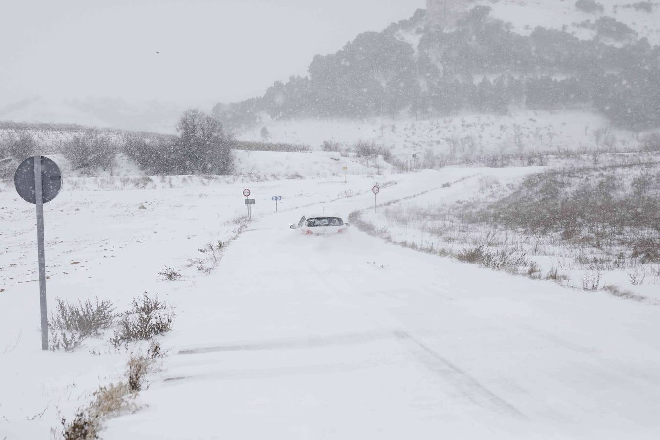 Fotos: Nevada en Peñafiel