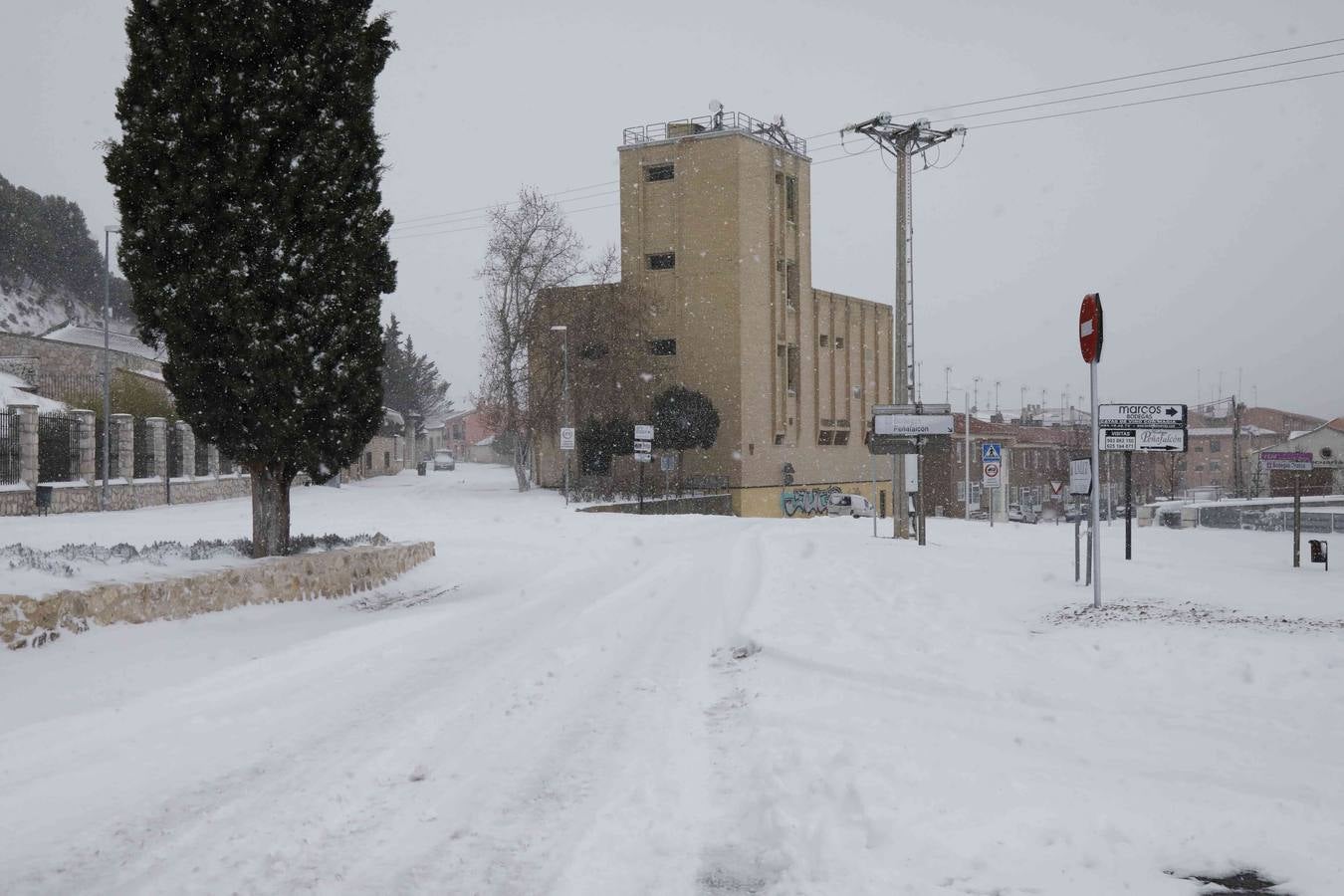 Fotos: Nevada en Peñafiel
