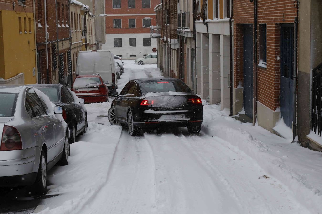 Fotos: Nevada en Peñafiel