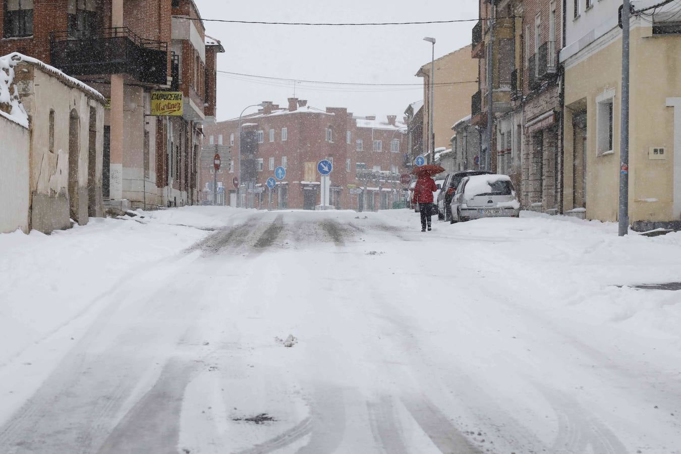 Fotos: Nevada en Peñafiel