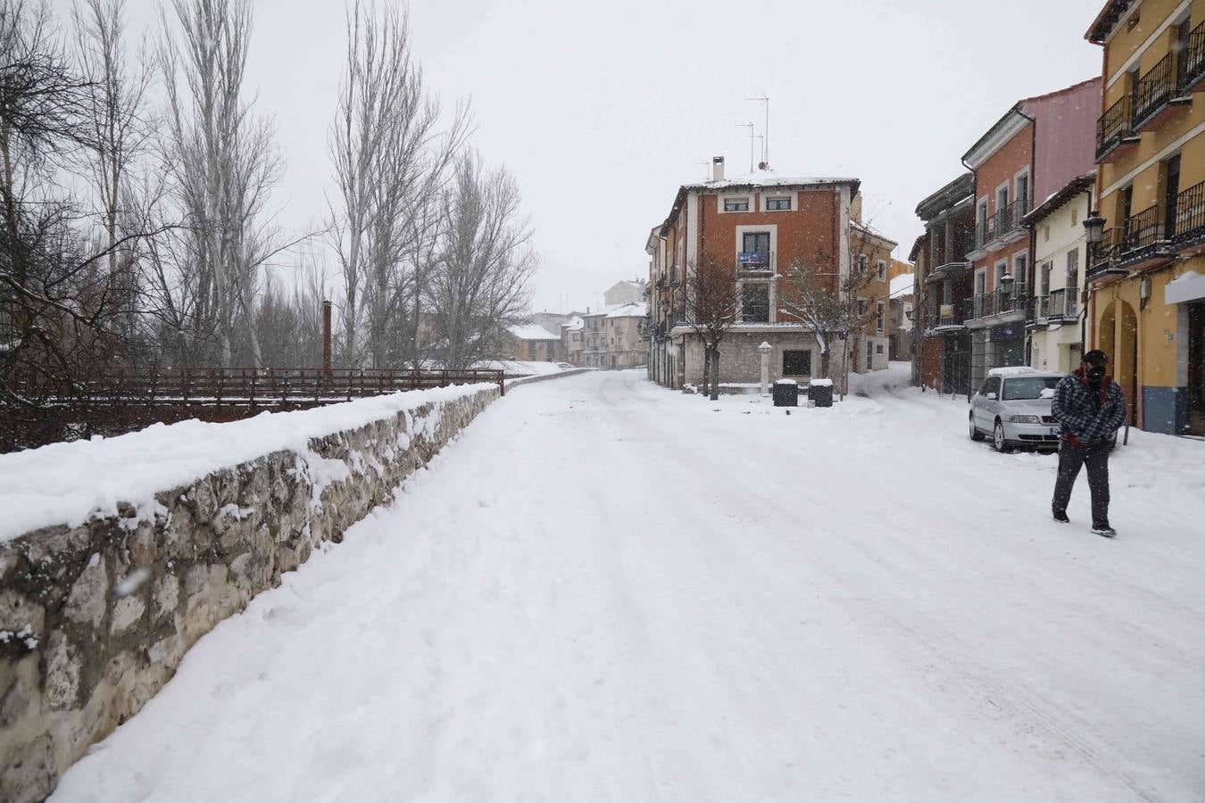 Fotos: Nevada en Peñafiel