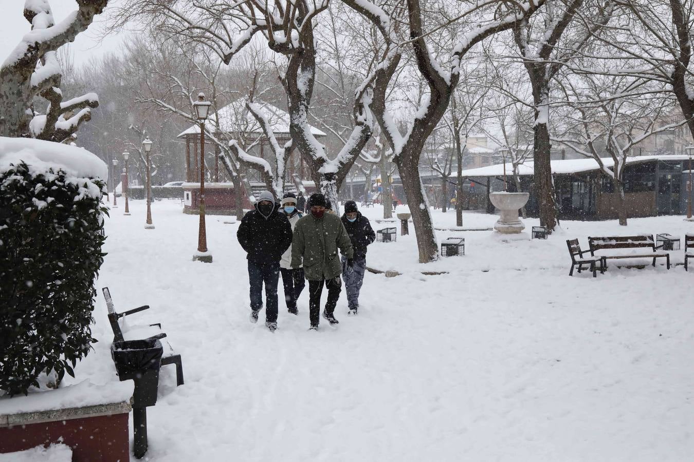 Fotos: Nevada en Peñafiel