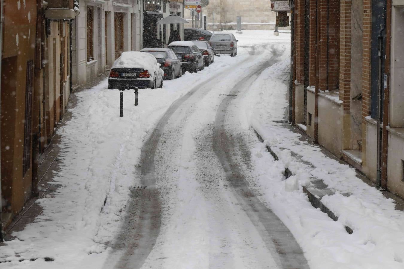 Fotos: Nevada en Peñafiel