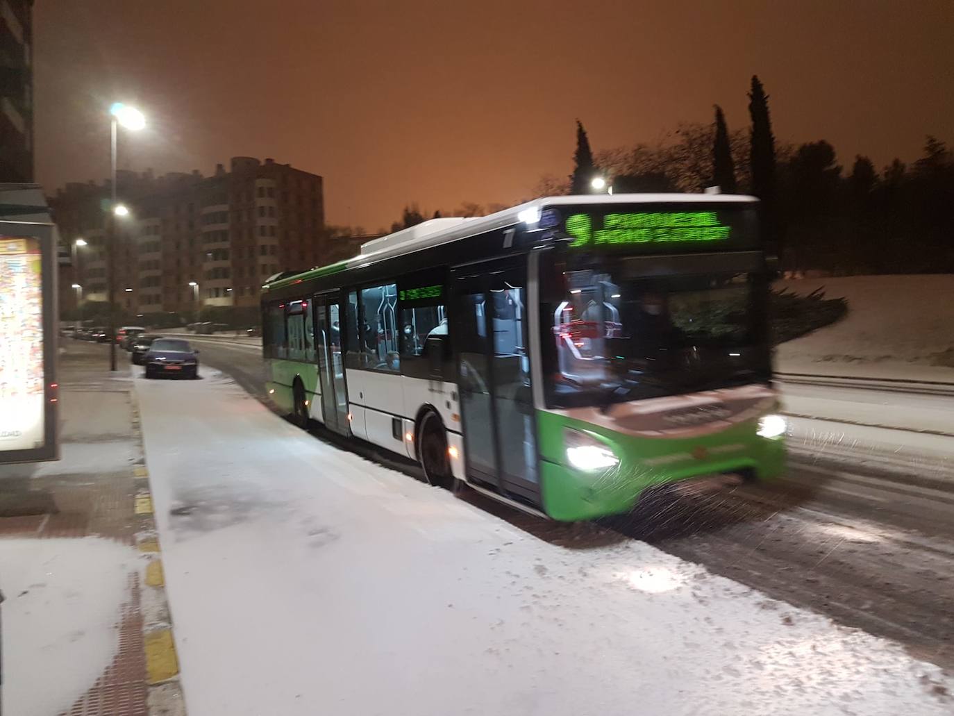 Fotos: Valladolid amanece teñida de blanco